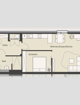 NEUBAU LEOPOLD - Stilvolle 2 Zimmer Wohnung mit Balkon - Coburg