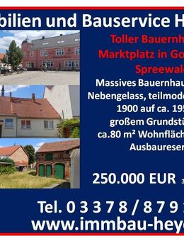 Toller Bauernhof am Marktplatz von Golßen - Golßen