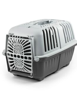 Lionto Transportbox aus Kunststoff, anthrazit - B 31,5 x T 48 x H 33 cm