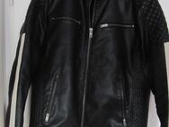 Herren Jacke Lederoptik/-imitat Icono schwarz Gr.L waschbar - Leipzig