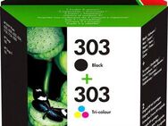 HP 303 Tintenpatrone (Spar-Set, 2-tlg., original Druckerpatrone 303 schwarz/cyan/magenta/gelb, Instant Ink)