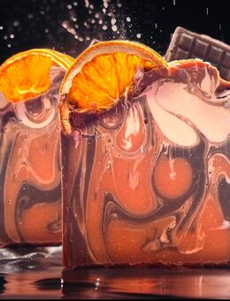 Olivenölseife „Schokolade und Orange“ ❤️5,99€/100 g❤️ - Weimar