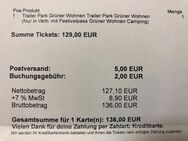 Southside Festival WoMo Ticket Grüner Wohnen + Festivalpass grüner Wohnen - Herrenberg