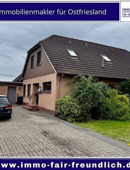 Traumhafte Erdgeschoss-Wohnung mit Kamin, Terrasse und Garage in Moormerland - Moormerland