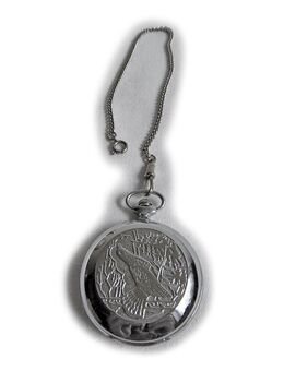 Weiße Taschenuhr von Molnija - Nürnberg