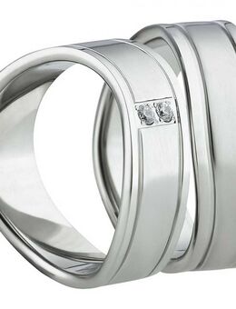 Romantische Edelstahlringe Liebe pur AB1138-AB1139 - Aholming