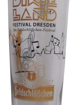 Brauerei Feldschlößchen - 52. Internationales Dixieland Festival Dresden 2024 - Bierglas - Glas 0,25 l. - Doberschütz