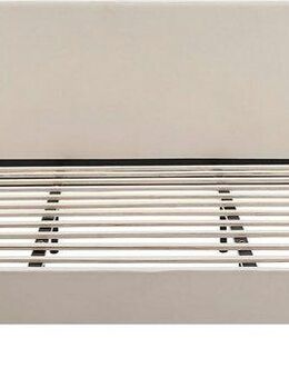 SalesFever Polsterbett Komfortables Bett für erholsamen Schlaf, Chrombeine in elegantem Goldton