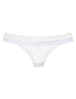 LASCANA String Valentina aus dezent transparenter Spitze