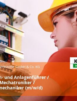 Maschinen- und Anlagenführer / Tischler / Mechatroniker / Industriemechaniker (m/w/d) - Much