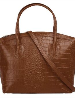 Cluty Henkeltasche, echt Leder, Made in Italy