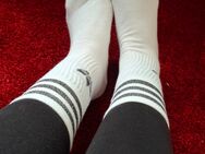 Schöne Adidas Socken weiß schwarz 39-42 - Müden (Aller)