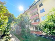 Renovierte, ruhig - im Rückgebäude - gelegene 2 Zi.-Whg. mit Balkon nähe Luitpoldpark in Schwabing - München