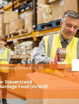 Mitarbeiter Steuerstand Automatikanlage Food (m/w/d) - Geisenfeld