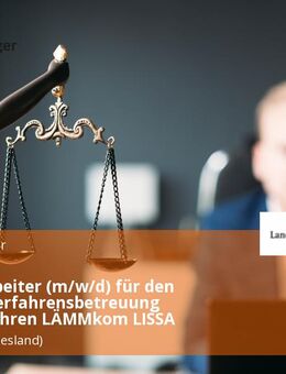 Sachbearbeiter (m/w/d) für den Bereich Verfahrensbetreuung Fachverfahren LÄMMkom LISSA - Leer (Ostfriesland)
