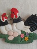 Hahn & Henne Wanddeko Holz in 59425