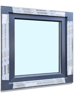 Kunststofffenster, Fenster auf Lager Anthrazit 90x90 cm DrehKipp - Essen