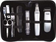 Wahl Bartschneider Travel Kit, 11-teiliges Reiseset mit Barttrimmer und Nasen-/Ohrhaarschneider