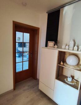 Highboard weiß / Holzoptik wie Neu - Ascheberg