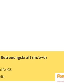 Pflege- und Betreuungskraft (m/w/d) - Zella-Mehlis