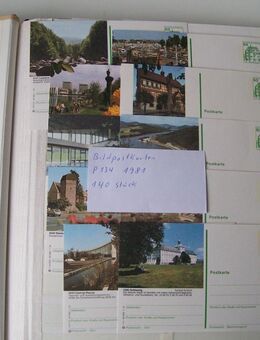 Briefmarken, Ganzsachen, Bundesrepublik, Bildpostkarten - Erftstadt