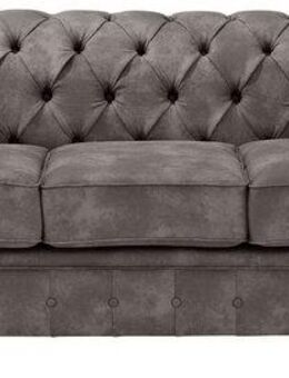 Home affaire Chesterfield-Sofa Chesterfield 3-Sitzer B/T/H: 198/89/74 cm, mit hochwertiger Knopfheftung, auch in Leder