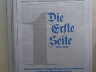 Die Erste Seite: Das politische Weltgeschehen auf der Titelseite der FAZ 1949-80 - Münster
