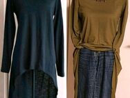 Damen/Mädchen Longshirt in Vokuila Style: schwarz + khaki Farbe (siehe Bilder!) - Dörfles-Esbach