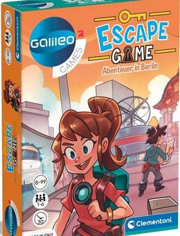 Clementoni® Spiel Galileo, Escape Game Abenteuer in Berlin, Detektivspiel, Made in Europe