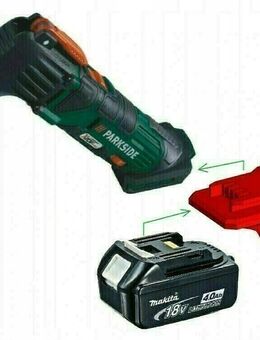 Makita 18V Akkuadapter für Parkside X20V TEAM ‍ - Wuppertal