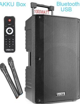 Aktive 1000WATT Box jetzt mit ,,Akku“ bis zu 8Std. betrieb - Groß Rohrheim