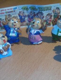 3 x Ü-Eier " Top Ten Teddies " Volksfest + Im Traumurlaub Erscheinugsjahr 1995 / 1996 / 1999 - Verden (Aller) Zentrum