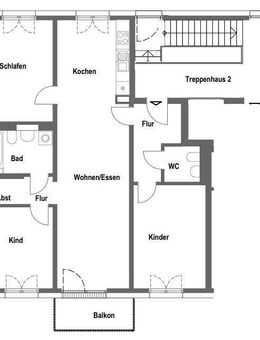 4 Zimmer Herzobase - Wohnberechtigungsschein EK-Stufe 3 unabdingbar! - Herzogenaurach