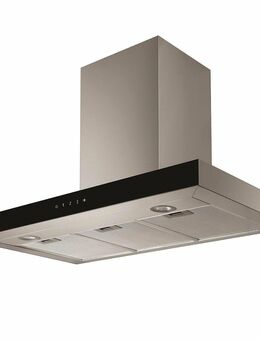 *BESTSELLER* Dunstabzugshaube Blockhaube 90 cm mit Glasfront silber - Wuppertal