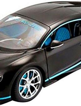 Bburago Sammlerauto Bugatti Chiron - World Record 0-400-0 km in 42 Sek., Maßstab 1:18