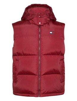 Tommy Jeans Steppweste TJM ALASKA VEST Abnehmbare Kapuze mit Kordelzug