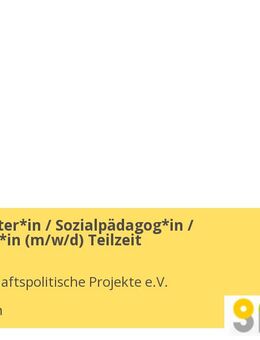Sozialarbeiter*in / Sozialpädagog*in / Psychologe*in (m/w/d) Teilzeit - München