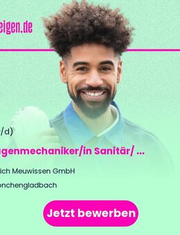 Anlagenmechaniker/in Sanitär/ Heizung (m/w/d) - Mönchengladbach