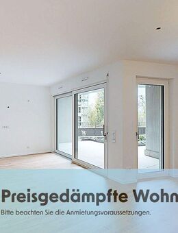 Großzügige 3-Zimmer-Wohnung mit zwei Bädern und sonnigem Balkon (mietpreisgedämpftes wohnen) - Düsseldorf