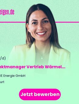 Projektmanager Vertrieb Wärmelösungen (m/w/d) - Erfurt