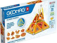 Geomag™ GEOMAG™ Classic Panels, Recycled Magnetspielbausteine, (78 St), aus recyceltem Material, Made in Europe