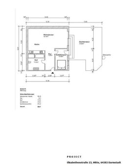 City Wohnung mit großzügiger Dachterrasse in der Darmstädter Fußgängerzone - Darmstadt