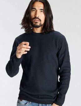 Bruno Banani Strickpullover gewaschene Optik