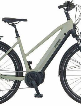 Prophete E-Bike Trekkingrad Entdecker 4.0, 10 Gang microSHIFT RD-M61S Schaltwerk, Kettenschaltung, Mittelmotor, 540 Wh, Pedelec, Elektrofahrrad für Damen