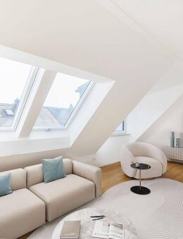 Gemütliche Dachgeschosswohnung mit Balkon und Blick ins Grüne. Idyllisch gelegen nahe der Würm. - München