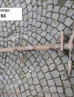 Peitz Wohnwagenachse (1350 kg) gebr. ca 193cm (evtl X-EBD 12, vorher LMC 480P) - Schotten Zentrum