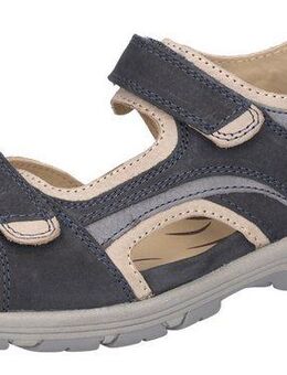 Waldläufer Sandale, Sommerschuh, Outdoorschuh, Keilabsatz, in Trekking-Optik, H-Weite
