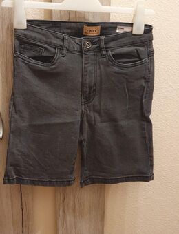 Dunkelgraue midwaist skinny Jeans shorts von ONLY Größe xs(34) - Darmstadt