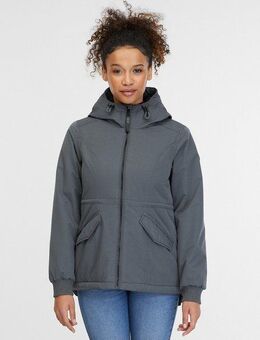 Ragwear Outdoorjacke DOWEY WARM leicht wärmende Übergangsjacke mit hochschließendem Kragen und Kapuze