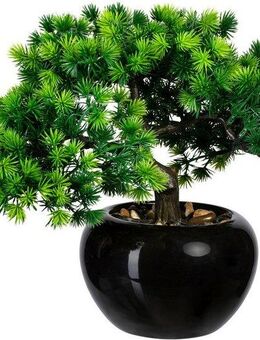Kunstbonsai Bonsai Lärche Bonsai Lärche, Creativ green, Höhe 26 cm, im Keramiktopf